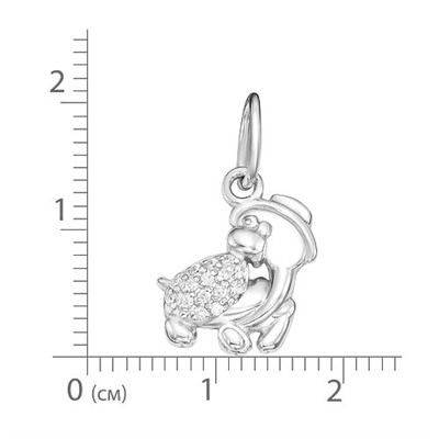 Серебряная подвеска "Черепашка" - 767