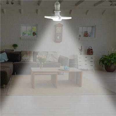 Складная светодиодная лампа Fan blade Led Bulb 60W