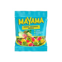«Mayama», мармелад жевательный в форме ягод и фруктов, 70 г