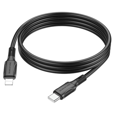 Кабель Type-C - Apple lightning Borofone BX80 PD 20W 100см 3A  (black)