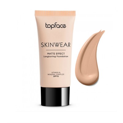TopFace Instyle Тональная основа матирующая "Skin Wear Matte Longlasting Foundation"№02 - PT468