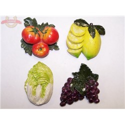 Магнит Овощи, фрукты (1уп-12шт) 1шт