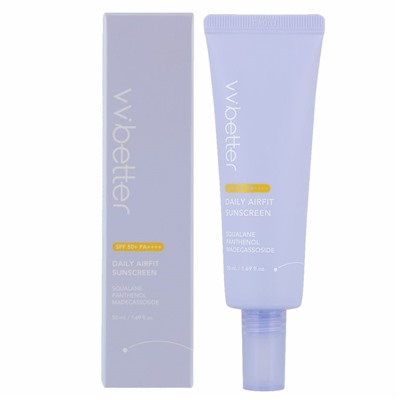 VVbetter Крем солнцезащитный SPF50+ PA++++ / Daily Airfit Sunscreen, 50 мл