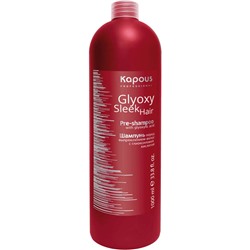 Kapous Glyoxy Sleek Hair Шампунь перед выпрямлением волос с глиоксиловой кислотой, 1000 мл