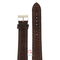 Nagata 22 мм кор croco с серебряной застёжкой