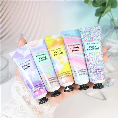 Набор кремов для рук "Конфеты" Vivid Candy Perfumed Hand Cream, 5 шт. * 30 гр.