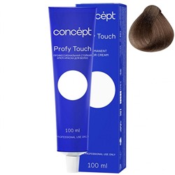 Стойкая крем-краска для волос 8.1 пепельный блондин Profy Touch Concept 100 мл