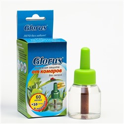 Жидкость от комаров "Глорус", без запаха, 70 ночей, 1 шт