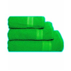 Комплект полотенец Косичка зеленый г-к