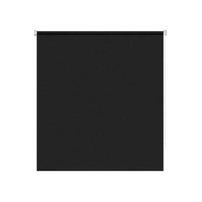 Рулонная штора «Плайн», 160х175 см, цвет чёрный графит
