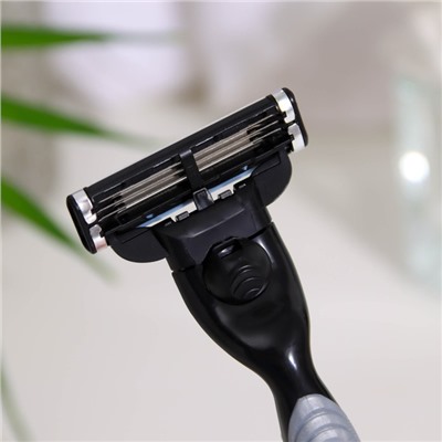 Станок бритвенный и 12 сменных кассет, совместимы с Gillette Mach3