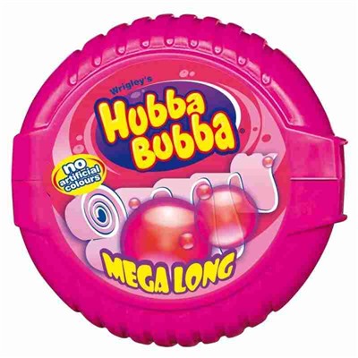 Жвачка Hubba Bubba Bubble Tape Fancy Fruit (розовая) 56гр