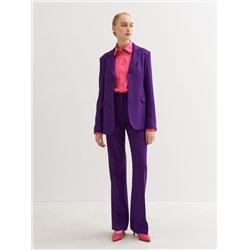 Фиолетовые брюки клеш