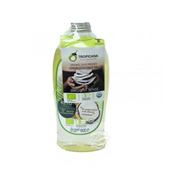 Натуральное 100% кокосовое масло холодного отжима от Tropicana Oil 500 мл, Natural Coconut Oil 100%