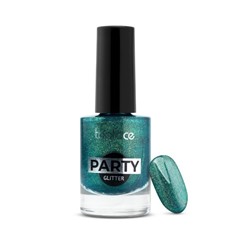 Topface Лак для ногтей " Party Glitter Nail" тон 111, малахитовый- PT106 (9мл)