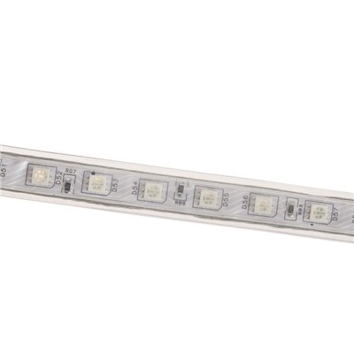 Светодиодная лента Ecola 14 × 7 мм, 100 м, IP68, SMD5050, 30 LED/м, 7.2 Вт/м, 220 В, RGB