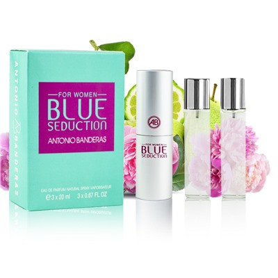 Antonio Banderas Blue Seduction For Women, EDP 3x20мл