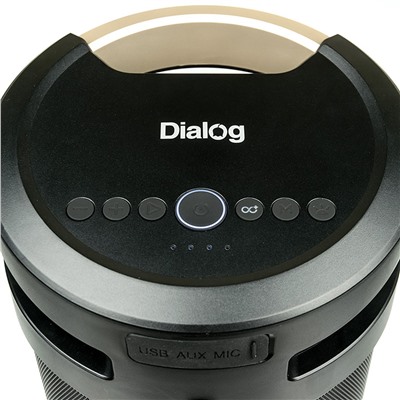 Портативная акустика напольная Dialog Progressive AP-1030, микрофон (black)