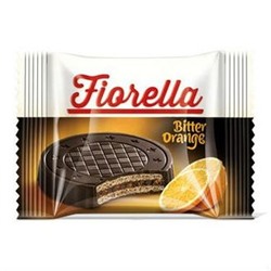 Вафли Фиорелла(Fiorella) в темном шоколаде с апельсином 20гр