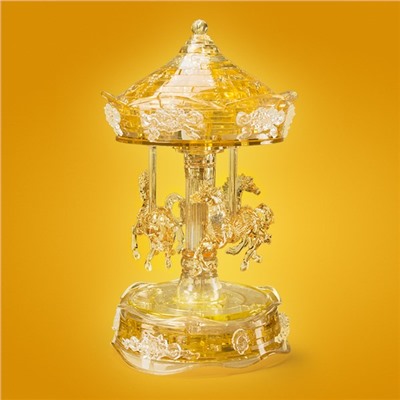 3D головоломка Карусель золотая