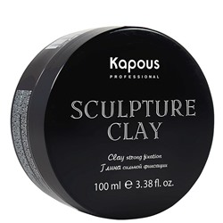 Глина для укладки волос нормальной фиксации «Sculpture Clay» Kapous 100 мл