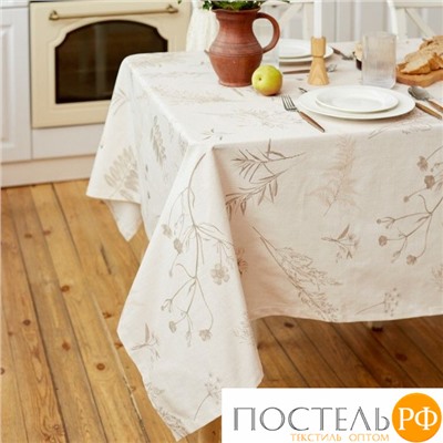 Скатерть Этель "Flower herbarium" 146х220 см, 100% хл, репс 210г/м2 10283414