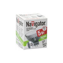 Navigator NLL-MR16 5W 230V GU5.3 4000K Standart 94129 /10/100/
                    
                        аналоги