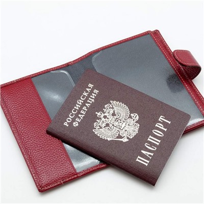 Женская кожаная обложка для паспорта и автодокументов Sergio Valentini СВ 8086-342