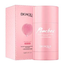 BIOAQUA PEACHES MASK Глиняная маска-стик для очищения и увлажнения кожи с экстрактом персика, 40г