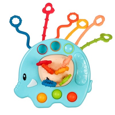 Сенсорная игрушка-тянучка для малышей «Слоник», грызунок, Монтессори, Крошка Я