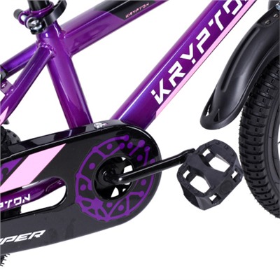 Велосипед 14" Krypton Super KS01VP14 фиолетово-розовый