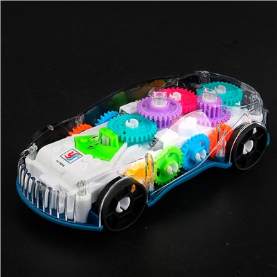 Интерактивная прозрачная игрушка Машина GEAR RACING