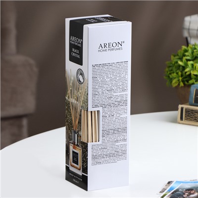 Диффузор ароматический для дома Areon Sticks, 150 мл, "Black Crystal",цветы и мускус