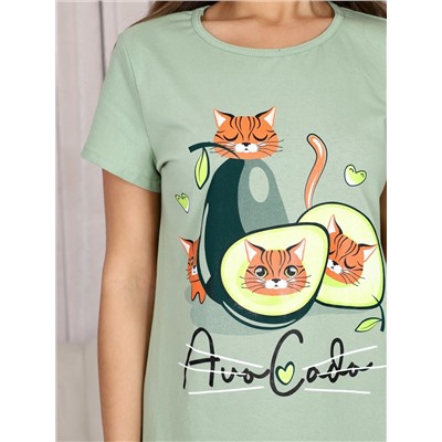 Агнесс - сорочка авокадо