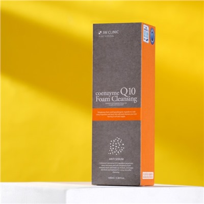 Омолаживающая пенка с коэнзимом 3W CLINIC Coenzyme Q10 Foam Cleansing, 100 мл