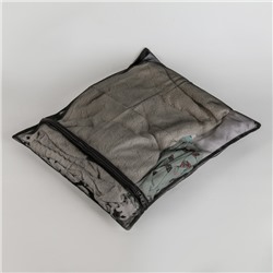 Мешок для стирки 50×40 см, мелкая сетка, цвет чёрный