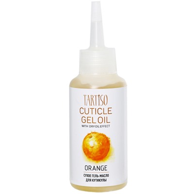 TARTISO GEL-OIL with dry oil effect Сухое гель-масло для кутикулы Апельсин,100 мл
