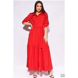 Женское платье 25986 красный