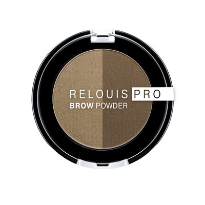 Тени для бровей RELOUIS PRO Brow Powder, тон:01 BLONDE