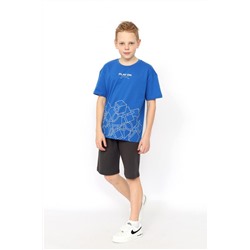 Комплект для мальчика (футболка, шорты) Синий