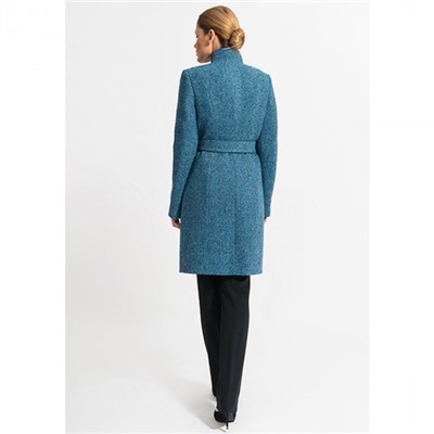 Пальто демисезонное женское 116-13 Gotti голубое