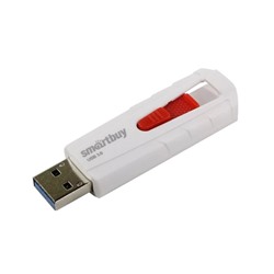 Флэш накопитель USB 64 Гб Smart Buy IRON 3.0 (white/red)