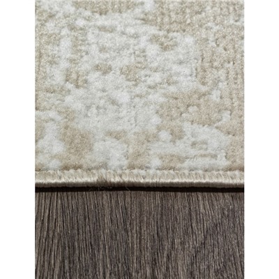 Ковёр овальный Merinos Cuba F267, размер 200х400 см, дизайн beige