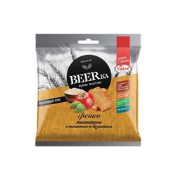 «Beerka», гренки со вкусом томата с базиликом и чесночным соусом, 85 г