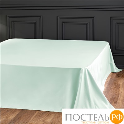 T1224T10009187 Простыня Tivolyo home сатин бирюзовый 1,5 сп