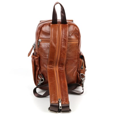 Небольшой кожаный рюкзак 9106 Браун