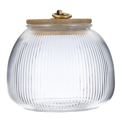 Банка стеклянная Regent Linea Lantern, с крышкой, 950 мл