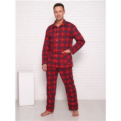 Пижама с брюками Красный POLINA
