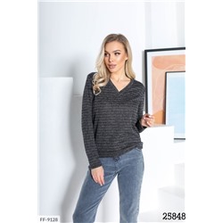 Женский пуловер 25848 графит