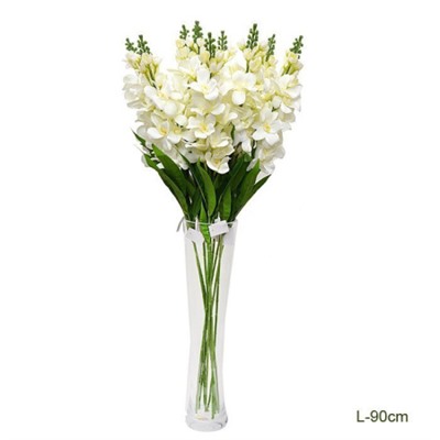 Цветок искусственный 20 цветков 90 см / A55 /уп 60/600/белый